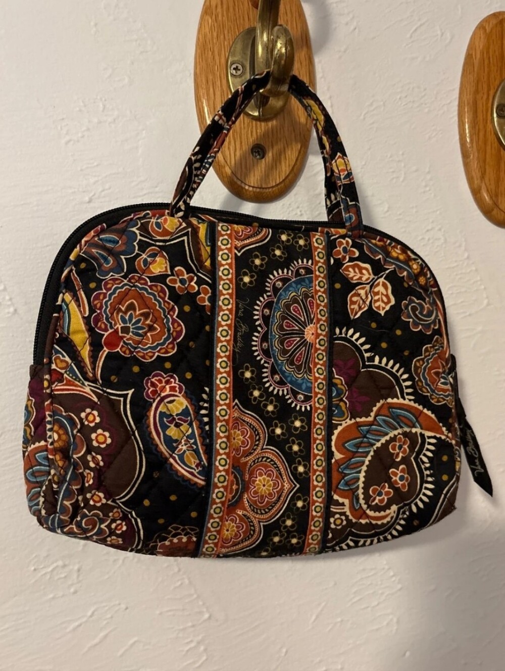 Vera Bradley Vintage Travel Case, Retired 'Kensington' Pattern, EC,